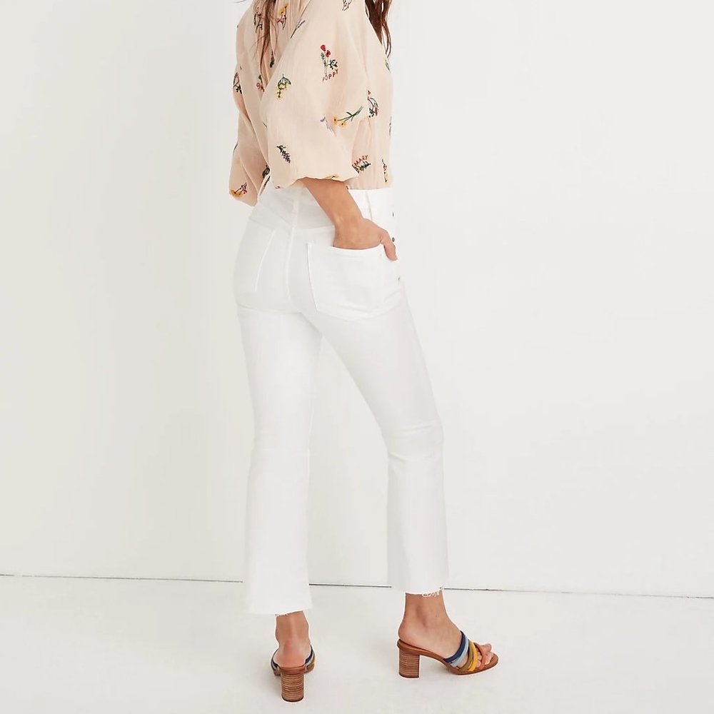 Madewell Cali Demi-Boot - Raw Hem Jeans